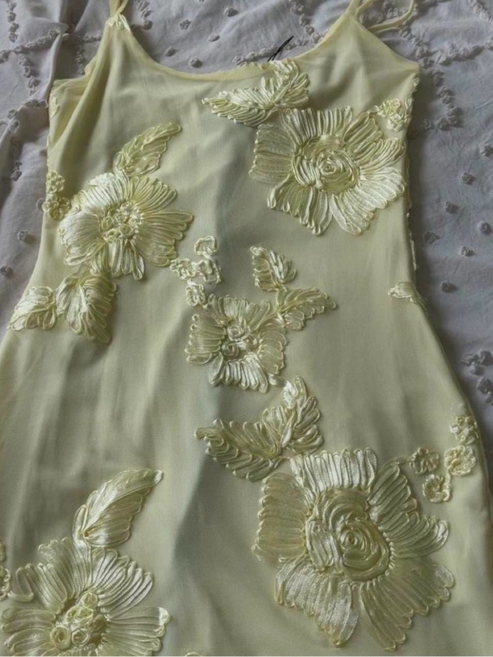 White fox mini dress (never worn brand new)